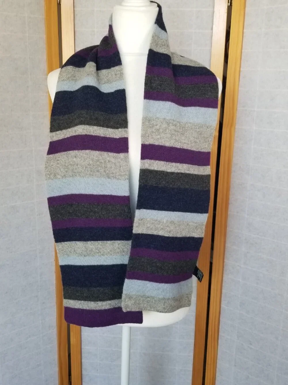 Men's Lambswool Winter Scarf American Eagle Rectangular 55